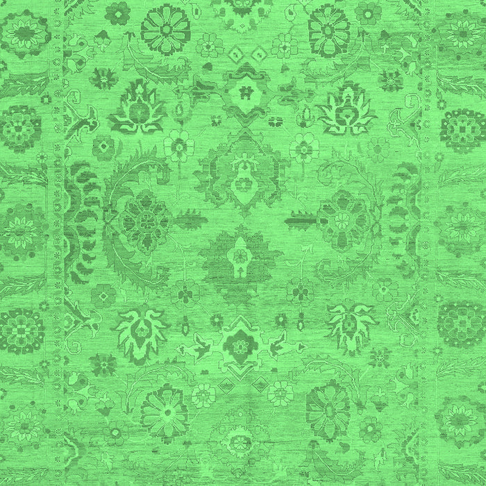 Oriental Emerald Green Traditional Rug, abs1748emgrn