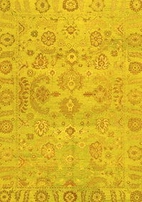 Oriental Yellow Traditional Rug, abs1748yw