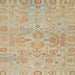 Square Machine Washable Abstract Brown Rug, wshabs1748