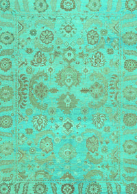 Oriental Turquoise Traditional Rug, abs1748turq