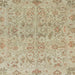 Square Abstract Orange Brown Oriental Rug, abs1749