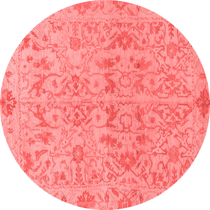 Machine Washable Oriental Red Traditional Rug, wshabs1749red