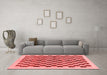 Modern Red Washable Rugs