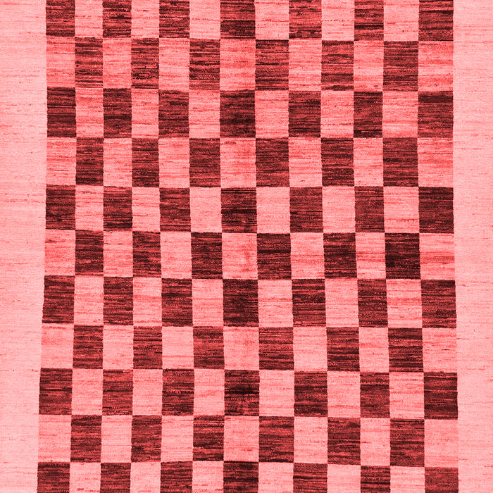 Checkered Red Modern Area Rugs