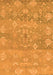 Machine Washable Oriental Orange Traditional Area Rugs, wshabs1750org