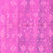 Square Oriental Pink Traditional Rug, abs1750pnk