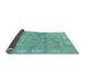 Sideview of Oriental Light Blue Traditional Rug, abs1750lblu