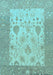 Oriental Light Blue Traditional Rug, abs1751lblu