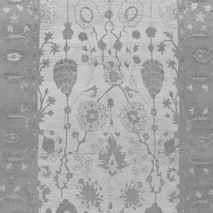 Machine Washable Oriental Gray Traditional Rug, wshabs1751gry