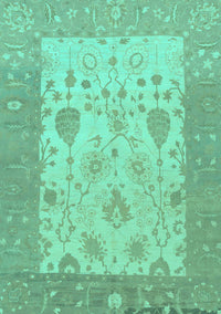 Oriental Turquoise Traditional Rug, abs1751turq