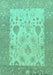 Oriental Turquoise Traditional Rug, abs1751turq