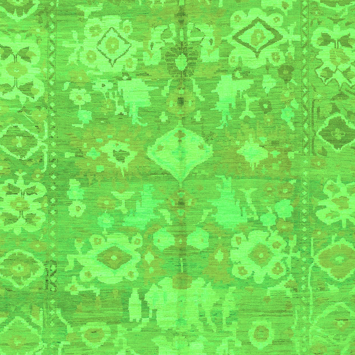 Oriental Green Traditional Rug, abs1752grn