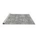 Sideview of Machine Washable Oriental Gray Traditional Rug, wshabs1752gry