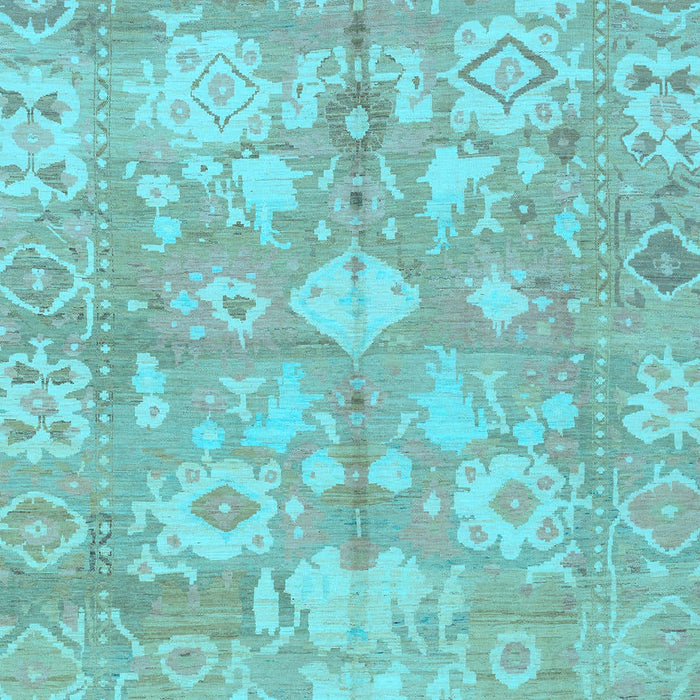 Oriental Light Blue Traditional Rug, abs1752lblu