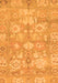 Machine Washable Oriental Orange Traditional Area Rugs, wshabs1752org
