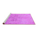 Sideview of Machine Washable Oriental Purple Traditional Area Rugs, wshabs1753pur
