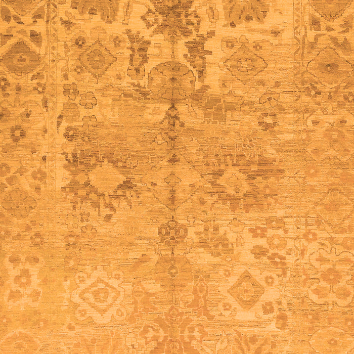 Machine Washable Oriental Orange Traditional Area Rugs, wshabs1753org