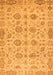 Machine Washable Abstract Orange Modern Area Rugs, wshabs1754org