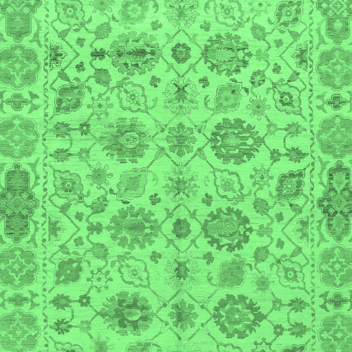 Machine Washable Abstract Emerald Green Modern Area Rugs, wshabs1754emgrn