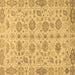 Square Abstract Brown Modern Rug, abs1754brn