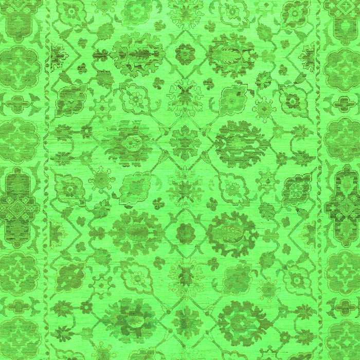 Machine Washable Abstract Green Modern Area Rugs, wshabs1754grn