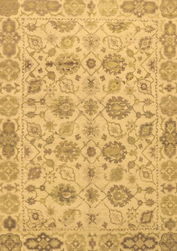 Abstract Brown Modern Rug, abs1754brn