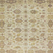 Square Machine Washable Abstract Brown Rug, wshabs1754