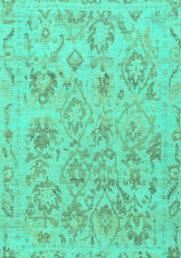 Oriental Turquoise Traditional Rug, abs1755turq