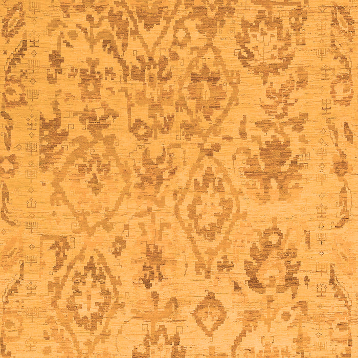 Machine Washable Oriental Orange Traditional Area Rugs, wshabs1755org