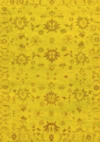 Oriental Yellow Traditional Rug, abs1756yw