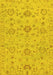 Oriental Yellow Traditional Rug, abs1756yw