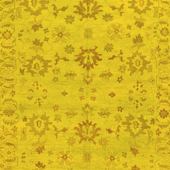 Oriental Yellow Traditional Rug, abs1756yw