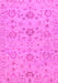 Machine Washable Oriental Pink Traditional Rug, wshabs1756pnk