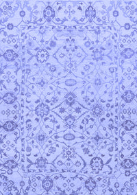 Oriental Blue Traditional Rug, abs1757blu