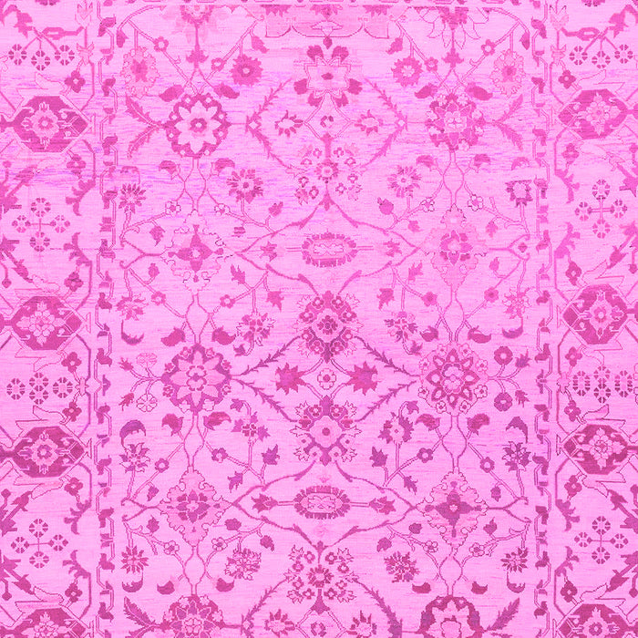 Machine Washable Oriental Pink Traditional Rug, wshabs1757pnk