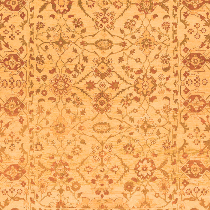 Oriental Orange Traditional Rug, abs1757org