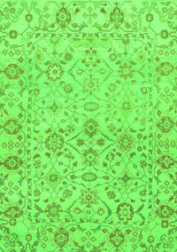 Oriental Green Traditional Rug, abs1757grn