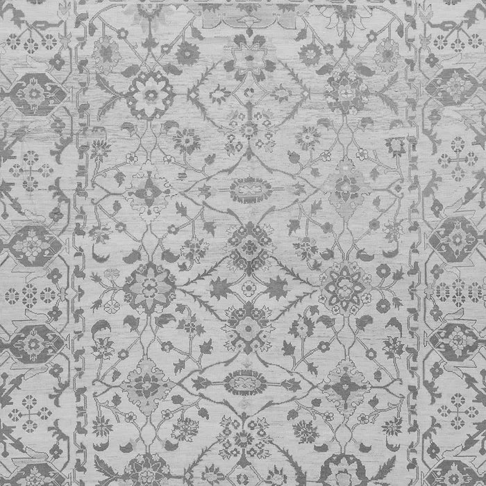 Machine Washable Oriental Gray Traditional Rug, wshabs1757gry