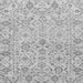 Square Machine Washable Oriental Gray Traditional Rug, wshabs1757gry