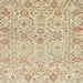 Square Abstract Brown Oriental Rug, abs1757