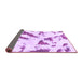 Sideview of Abstract Purple Modern Rug, abs1758pur