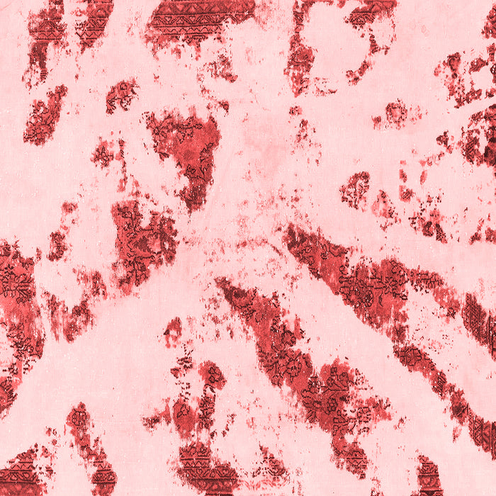 Machine Washable Abstract Red Modern Rug, wshabs1758red