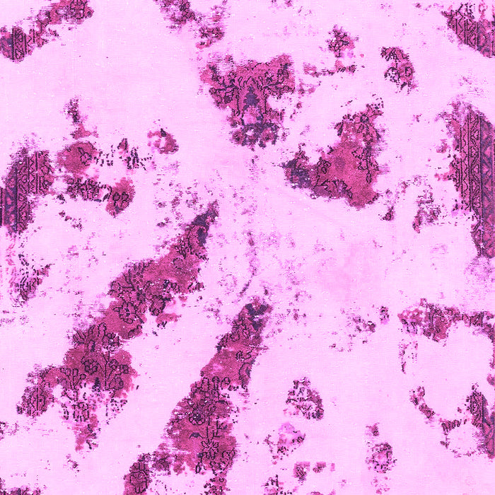 Machine Washable Abstract Pink Modern Rug, wshabs1758pnk