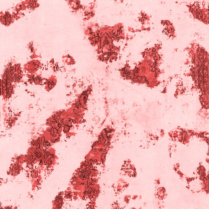 Machine Washable Abstract Red Modern Rug, wshabs1758red