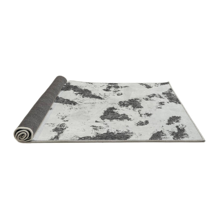 Sideview of Abstract Gray Modern Rug, abs1758gry