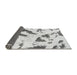 Sideview of Abstract Gray Modern Rug, abs1758gry