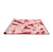 Modern Red Washable Rugs