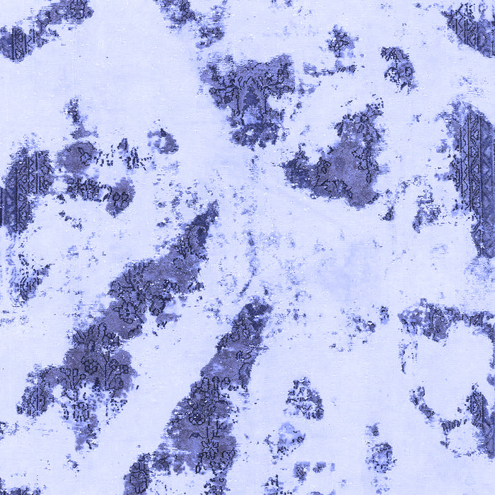 Abstract Blue Modern Rug, abs1758blu