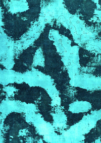 Abstract Turquoise Modern Rug, abs1759turq