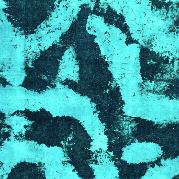 Abstract Turquoise Modern Rug, abs1759turq